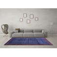 thumbnail image 3 of Ahgly Company Indoor Rectangle Abstract Blue Contemporary Area Rugs, 7' x 10', 3 of 4