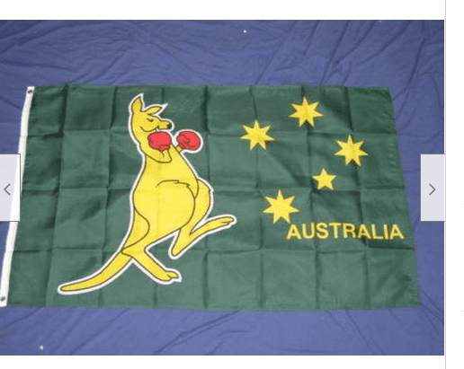 Kangaroo Silhouette 5ft x 3ft Flag Australian Aussie Oz Banner 