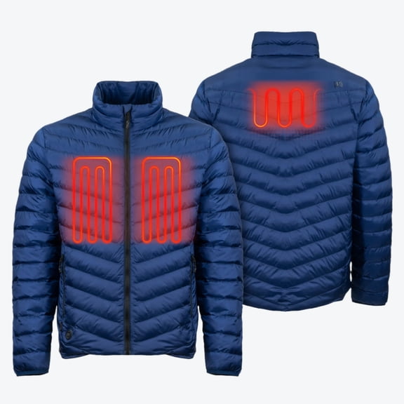 Mobile Warming Backcountry Xtera Heated Puffer Jacket for Men, 3 Heat Zones, 7.4V Battery Included, PrimaLoft ThermoPlume