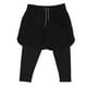 thumbnail image 1 of Pantalones cortos para hombre, cómodos, transpirables, informales, elegantes, deportivos, para entrenamiento, color negro, talla L, 1 of 15