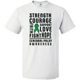 thumbnail image 3 of Inktastic Cerebral Palsy Awareness Strength Support and Courage T-Shirt, 3 of 5