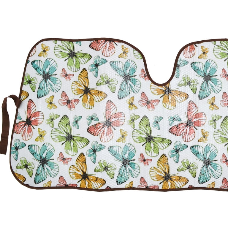 Butterfly Sunshade with Static Cling, Accordion Fold photo 8