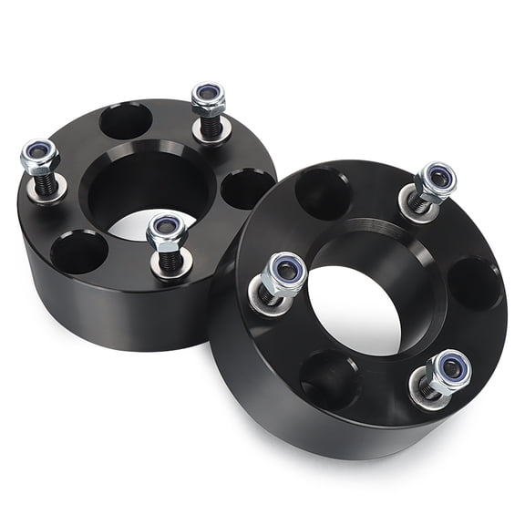 3" Ram 1500 Leveling Lift Kit, 3in Front Suspension Lift Kit Forged Strut Spacers for 2006-2024 Dodge Ram 1500 4WD, Dakota 2WD/4WD 2005-2007&2009-2011, CNC Machine Black Anodized