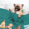 thumbnail image 3 of Yiaed Coffee Gnome (2) Print Dog Blankets-Cat Blanket Washable for Couch Protection,Puppy Blanket, Soft Plush Reversible Throw Furniture Protector-Large, 3 of 8