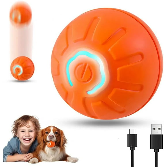 Interactive Pet Toys: Automatic Rolling Ball, Bouncing Vibrating Dog Balls, Puppy Toys, Motorized Rolling Ball Puppy Toy