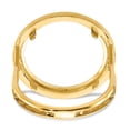 thumbnail image 5 of 14K Yellow Gold Ring Band Themed Holds 1 10oz American Eagle coin Product does not include, 5 of 8