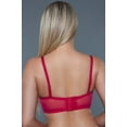thumbnail image 3 of BeWicked 2217-NB-32D V-Neck Bralette Bra, Navy Blue - Size 32D, 3 of 6