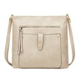 thumbnail image 3 of CAIXIA Messenger Bag For WomenSoft Retro Small Square Crossbody Bag, Large Capacity Multi Pocket Daily Shoulder Hand Purse, 3 of 6