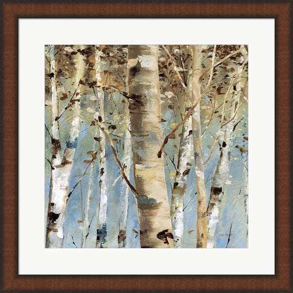 White Forest III by Lisa Audit, Framed Wall Art, 19.75W x 19.75H