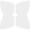 thumbnail image 4 of 16"OD x 2"ID x 6"C x 1"P Cosmo Architectural Grade PVC Contemporary Ceiling Medallion, Two Piece, 4 of 11