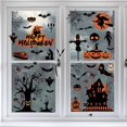thumbnail image 2 of Stickers de Fenêtre de Décoration Halloween Réutilisables Ensembles Toile d'Araignée, 2 of 4