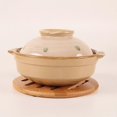 thumbnail image 4 of Posavasos de madera cuadrados, redondos y huecos para tazas de café y té, aislantes térmicos para mesa., 4 of 5