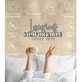 thumbnail image 3 of Elegant Comfort 6 Piece Bed Sheets King Orange Quatrefoil 1500 Series Polyester, 3 of 5