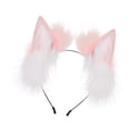 thumbnail image 1 of Aro para el pelo con decoración de orejas Yinane para actuaciones en escenario rosa, 1 of 8