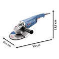 thumbnail image 3 of Esmeriladora 9 2200W 8500Rpm Bosch 18F2-0G1, 3 of 4