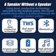 thumbnail image 5 of Buzzgo Speaker, Buzzgo Echo Speaker, Black Technology Bone Conduction Bluetooth Speaker, Bone Conduction Resonance Subwoofer, 5 of 6