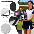 thumbnail image 6 of Psesaysky Golf Cart Seat Covers with 4 Pockets Skull Tropical Hibiscus Non-slip Seat Blanket Golf Cart Accessories Decor for Women Men, Suits Yamaha, Club Car and Other 2 Person Seats, 6 of 8