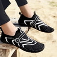 thumbnail image 4 of Zapatos de agua de goma Ndcxsfigh Para la playa antideslizantes Para vadear negro 44 Para Estrenar, 4 of 7