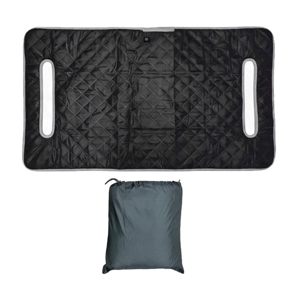 Funda para asiento de carrito de golf, suave, sencilla, fácil de instalar, fácil de limpiar, manta, calefacción. negro