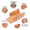 thumbnail image 2 of Inteprter Juego de Herramientas para hacer jabón, caja cortadora de jabón de ajustable, rebanador de jabón de cera de acero inoxidable, cuchillos Artesanía rosado Inteprter HA024653-01, 2 of 6