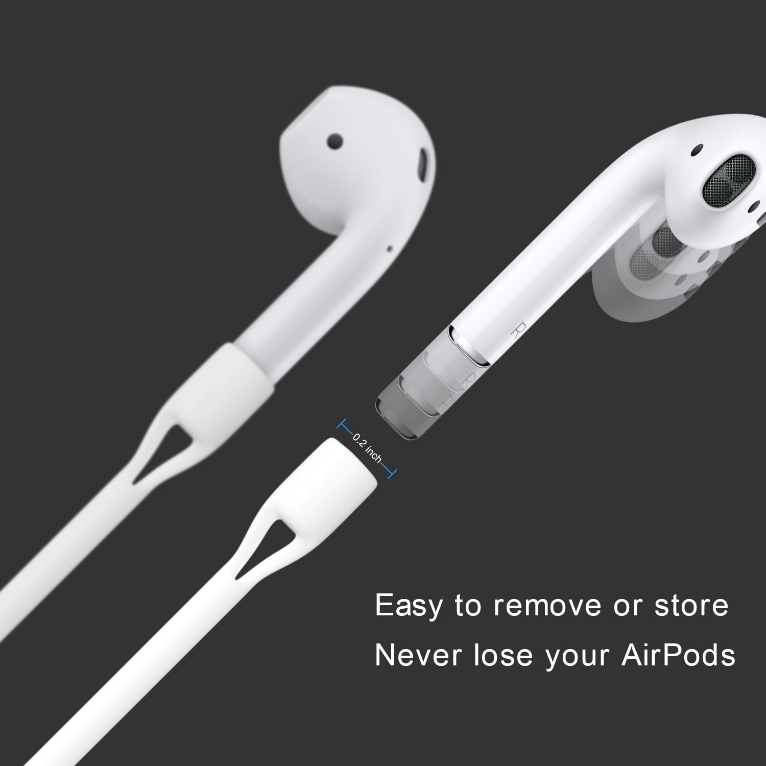 【正規品】ミニサイズstringting ストラップ　AirPodsにも！！ Amazon | ZENIX DESIGN TECH airpods pro 用 ケース 第1世代