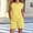 Yellow, variant on Rvasteizo Toddler Summer Outfits Boys Girls Solid Sleeveless Pocket Crew Neck Pullover Base Top and Pants Daily Casual 2 Piece Set