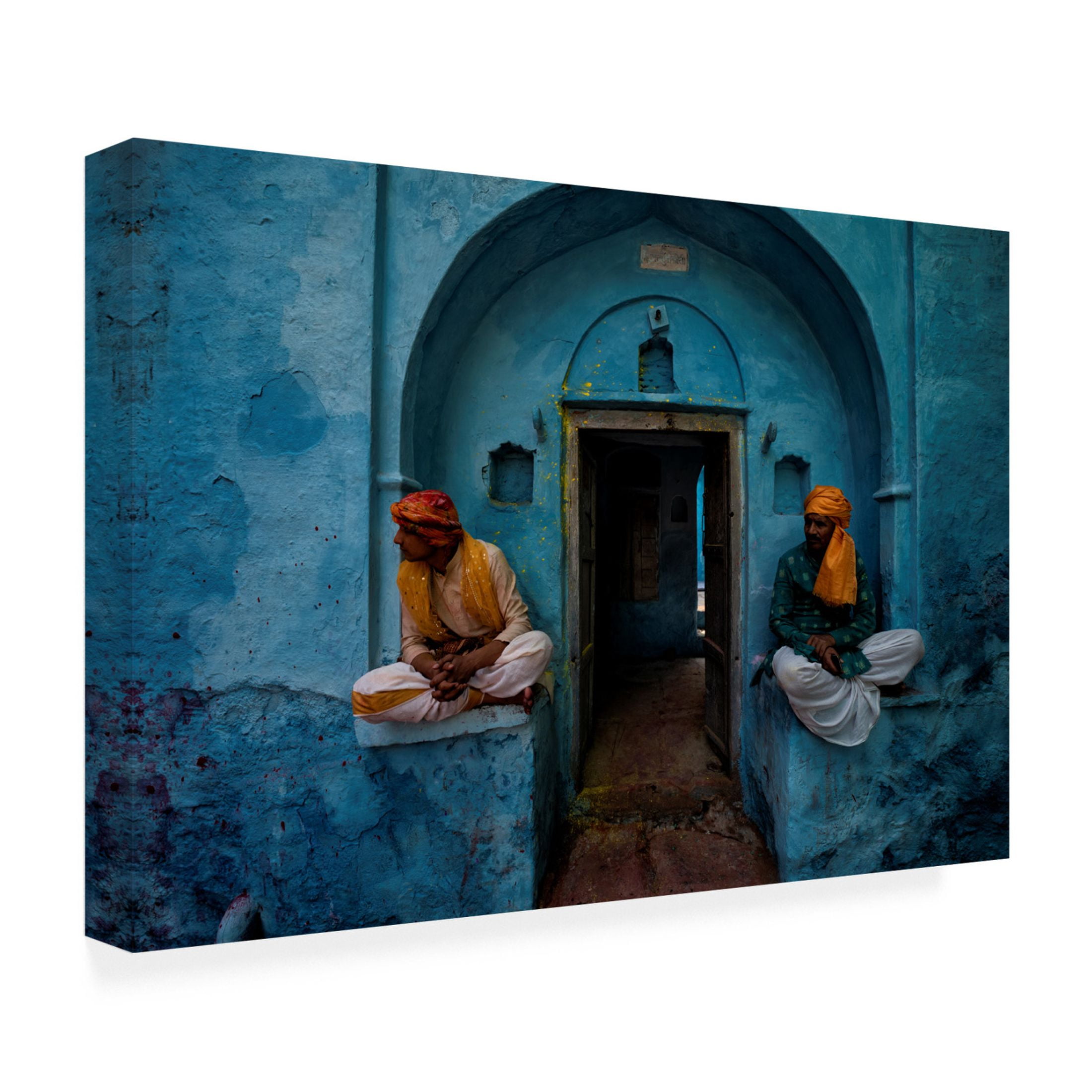 Canvas Wall Art - Shirshendu 'Door' Wall Art for Living Room, Bedroom, or Office Décor by Trademark Fine Art - 32 x 22 Inches