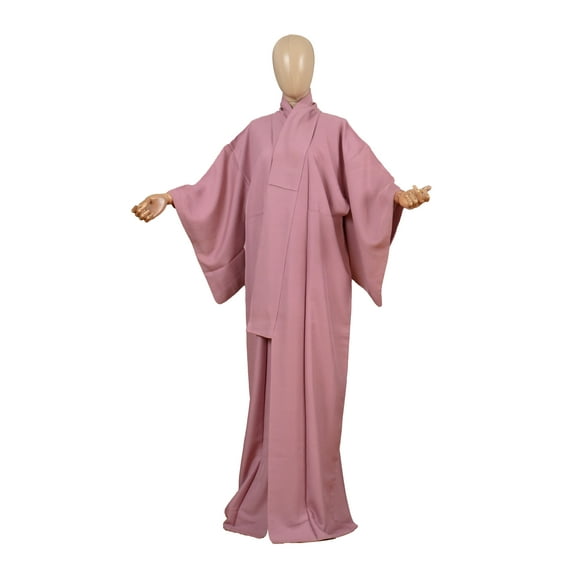 DEAR VANILLA Authentic Traditional Japanese Tango Chirimen Silk Iromuji Kimono for Women Robe Made in Japan KMC-0054