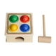 thumbnail image 5 of Banco de madera para golpear, banco de trabajo para bebé, juguete Montessori para 1, 2, 3 y 4 años, suministros para juegos de fiesta, regalos de, 5 of 9