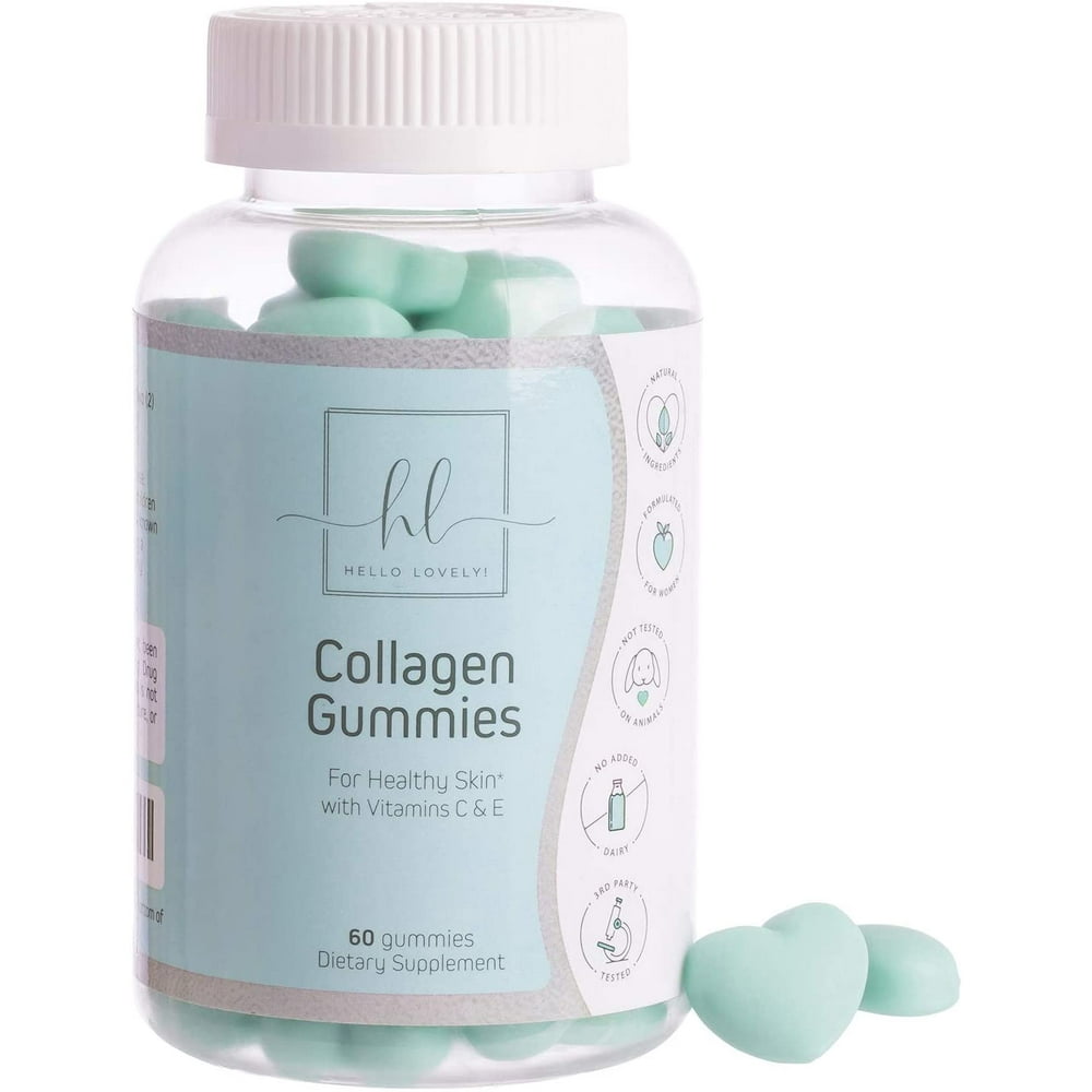 Collagen Gummies High Potency Hair Gummy Vitamins, 60 Ct.