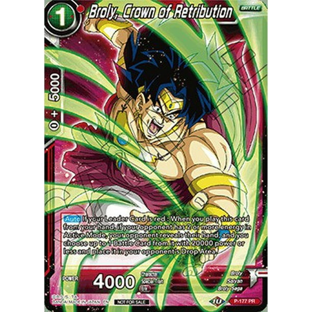 Dragon Ball Super Collectible Card Game Broly, Crown of Retribution P177