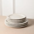 thumbnail image 2 of Stone Lain Oasis 24-Piece Dinnerware Set Stoneware, White, 2 of 7