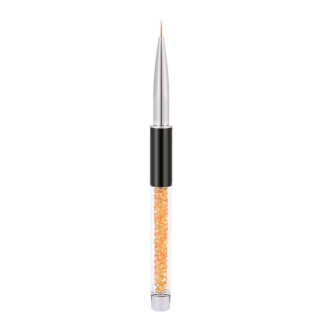 Herramienta de línea arte del clavo de la pintura del cepillo de 9 mm de cristal de acrílico del BQAN Cepillo del arte del clavo