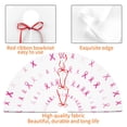 thumbnail image 4 of Yiaed Breast Cancer Awareness (4) Print Christmas Tree Skirt , Tree SkirtsTree Mat for Christmas Winter Holiday Indoor Decorations-30", 4 of 7