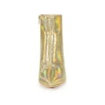 thumbnail image 5 of BLISSFUL STEP Women's Ankle Boots Snake Pointed Toe Print Clear Wedge Heel Side Zip Boots Gold Snake 11, 5 of 7