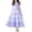 Purple, variant on Wdgfv Girls Spring Dresses Ruffled Tiered Adjustable Strap Midi Dress Juniors Casual Formal Sundress Beige 8-9 Years