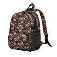 thumbnail image 3 of Students Backpack with Volleyball, Softball, Football Sports Prints - Durable, Adjustable, Lightweight for Training and Competition, 3 of 6