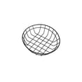 thumbnail image 1 of Matsuzay Contenedor de cesta de almacenamiento, utensilios de cocina resistentes al calor de forma redonda de acero inoxidable para patatas fritas, pollo Type2 NO2 Matsuzay HA009954-02, 1 of 6
