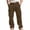 #04 Brown 【Everyday Essentials: Stock Up on Colors】, variant on Men's Summer Lightweight Cotton Linen Casual Shorts Trunks Bottoms Elastic Waist Drawstring Loose Fit for Hiking Workout Athletic Gym Daily Wear Comfortable Fit | Ihhxva,Army Green L