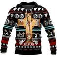 thumbnail image 4 of Sudaderas con capucha festivas de gran tamaño de Papá Noel y ciervo para hombre, ropa con estampado 3D de árbol de Navidad, sudaderas de Stranger Things pip boy, ropa, 4 of 4
