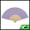 Light Purple, variant on Unique Bargains Portable DIY 7-Inch Blank Folding Fan 1 Pc White