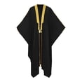thumbnail image 4 of Mercatoo Boys Muslim Robe Thobe Arab Long Sleeve Button Tassel Kaftan 𝐈slamic Prayer Clothes with Pocket Kids Casual Robe, 4 of 9