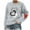Gray, variant on yievot Women's Valentine Sweatshirts Crew Neck Pullover Heart Loose Sweatshirt
