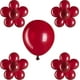 thumbnail image 5 of Globos de Borgoña de 12 pulgadas y 50 piezas con globos de látex KIRIKOU para bodas de cumpleaños, duchas para bebés, graduación, fiestas navideñas decoradas con globos de helio, 5 of 5