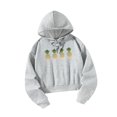 thumbnail image 1 of Sudadera con capucha para mujer, sudadera con cordón, suave, informal, ropa deportiva de moda, jersey con capucha, sudadera para mujer, trabajo al air Gris, 1 of 10