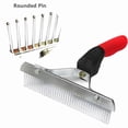 thumbnail image 3 of Pet Comb Extra-Large Rake Comb Grooming Brush Deshedding Tool Beauty Comb For Large Dogs Golden Retriever Husky German Shepherd, 3 of 4