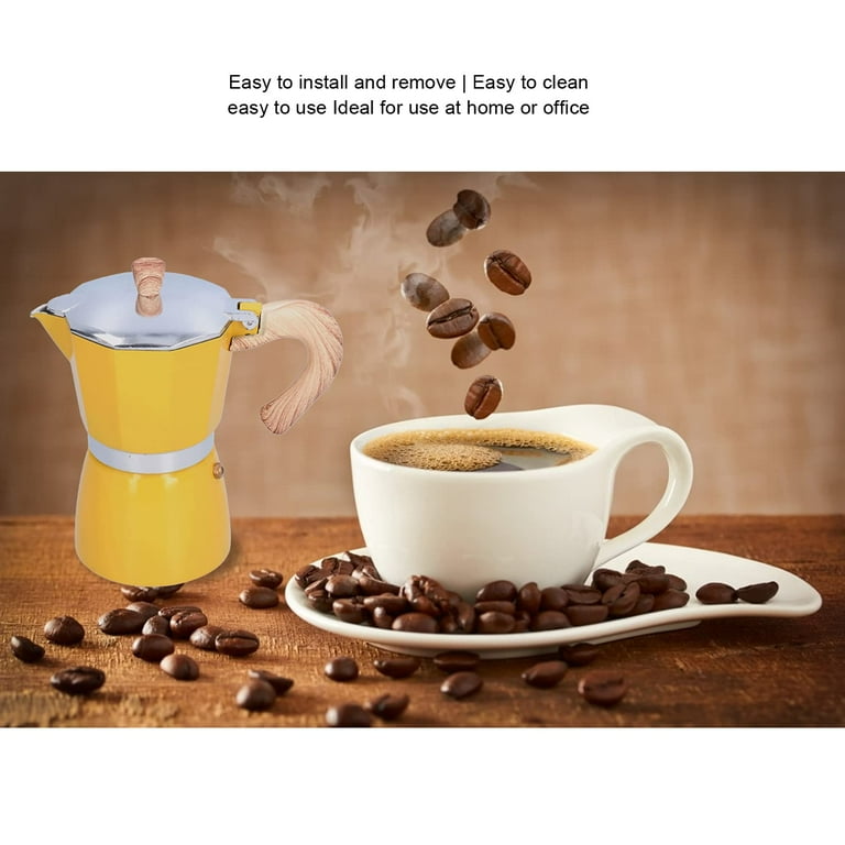 300ML Stovetop Espresso Maker, Espresso Cup Moka Pot Italian