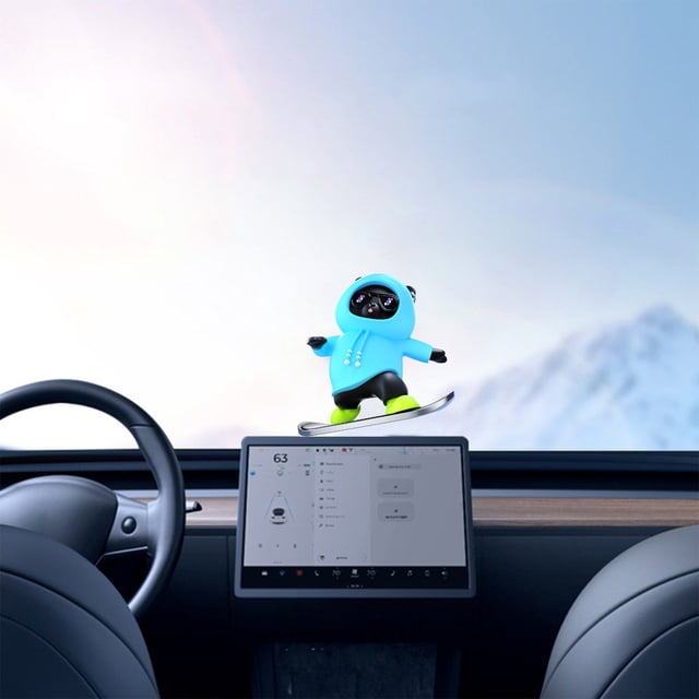TIMIFIS Automotive Decorations Car Decoration Bear Doll Doll Center Console Slide Bear Sliding Car Decoration Innovativeness Car Decoration Other Exterior Accessories