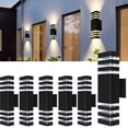thumbnail image 1 of Lámpara LED de pared MUCLUD de 15 pulgadas, 14 W, IP65, resistente al agua, 4000 K, 1 of 8