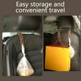 thumbnail image 4 of Multifunctional Car Hook for Headrests and Seat Backrests - Hidden Design, Easy Installation, Durable Leather, Beige - Perfect Storage Solution for Various Car Models, 4 of 6